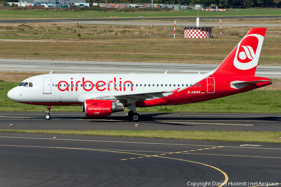 Air Berlin Airbus A319-112 (D-ABGR) | Photo 489446