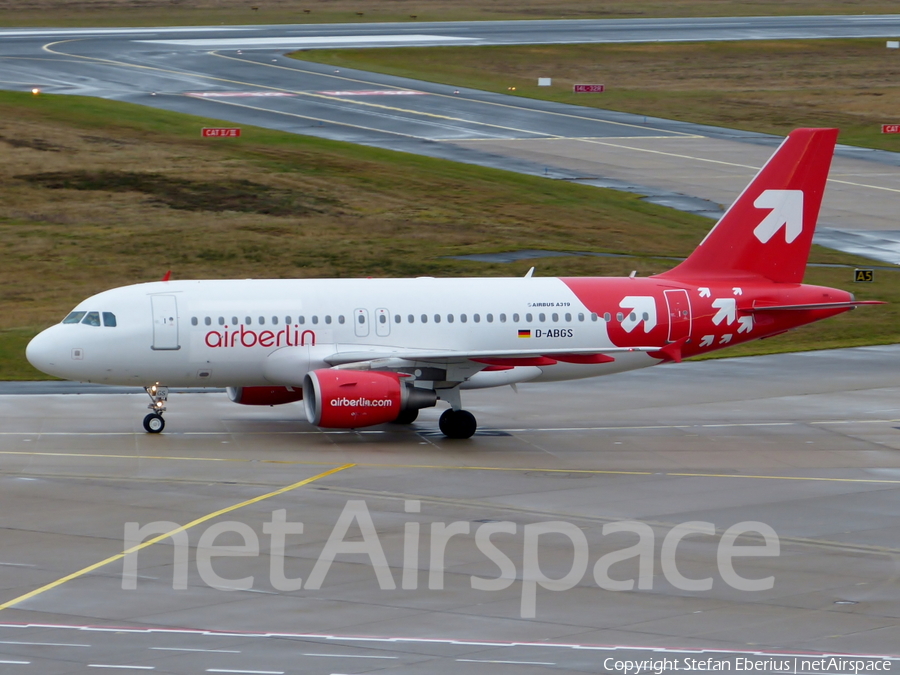 Air Berlin Airbus A319-112 (D-ABGS) | Photo 428305