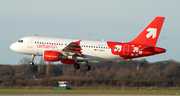 Air Berlin Airbus A319-112 (D-ABGS) at  Dusseldorf - International, Germany