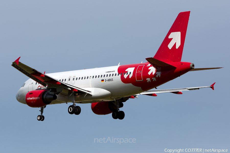 Air Berlin Airbus A319-112 (D-ABGS) | Photo 50737