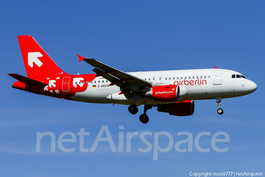 Air Berlin Airbus A319-112 (D-ABGS) | Photo 25133