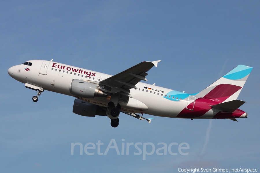 Eurowings Airbus A319-112 (D-ABGS) | Photo 152527