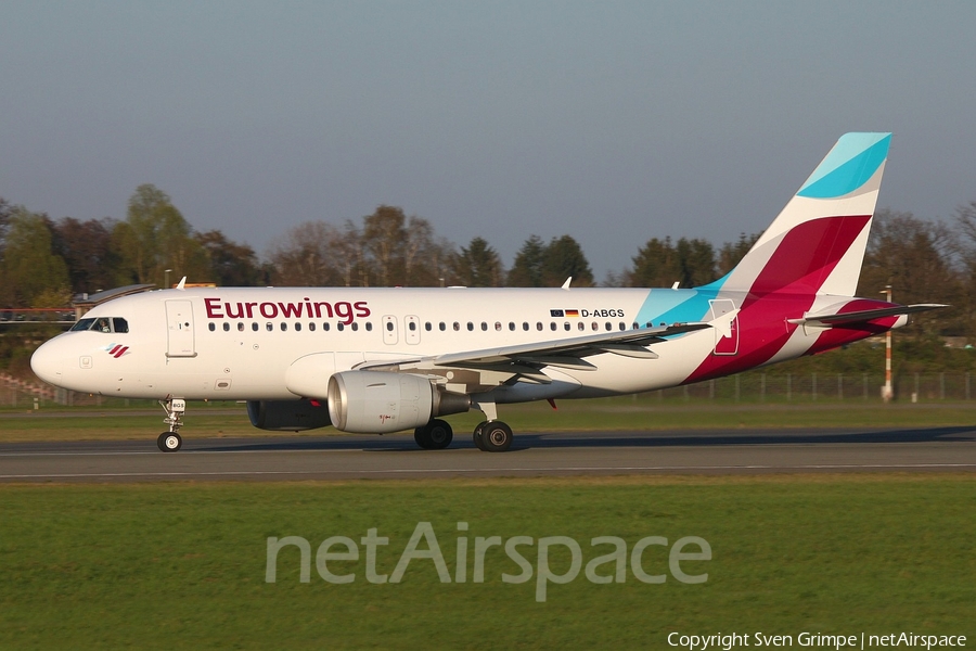 Eurowings Airbus A319-112 (D-ABGS) | Photo 155385