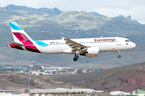 Eurowings Airbus A320-214 (D-ABHG) at  Gran Canaria, Spain
