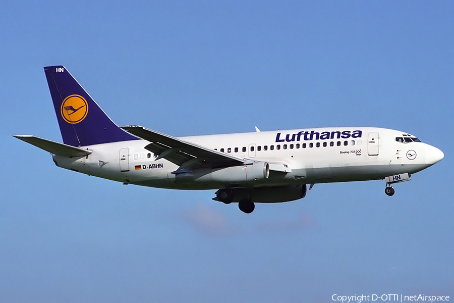 Lufthansa Boeing 737-230(Adv) (D-ABHN) | Photo 147449