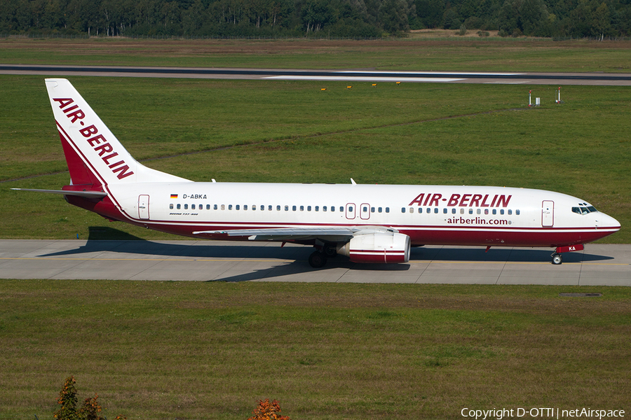 Air Berlin Boeing 737-82R (D-ABKA) | Photo 209443