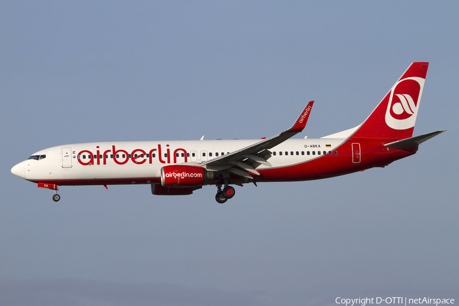 Air Berlin Boeing 737-82R (D-ABKA) | Photo 408714