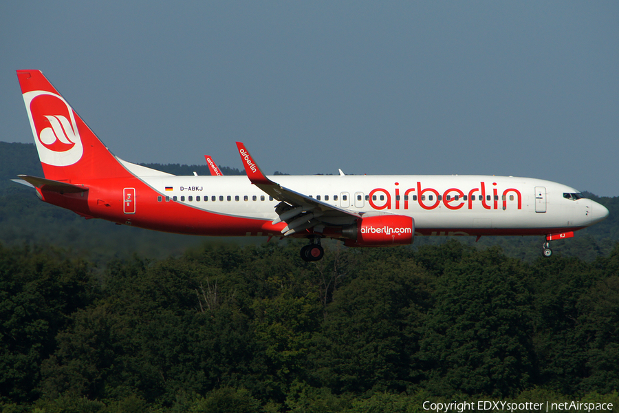 Air Berlin Boeing 737-86J (D-ABKJ) | Photo 292277