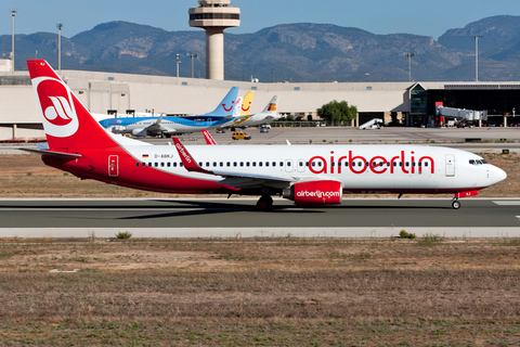 Air Berlin Boeing 737-86J (D-ABKJ) at  Palma De Mallorca - Son San Juan, Spain