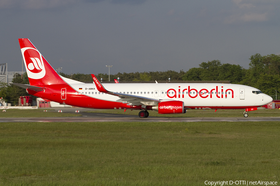 Air Berlin Boeing 737-86J (D-ABKK) | Photo 290486