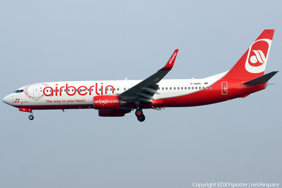 Air Berlin Boeing 737-86J (D-ABKK) | Photo 294554