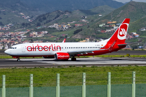 Air Berlin Boeing 737-86J (D-ABKK) at  Tenerife Norte - Los Rodeos, Spain