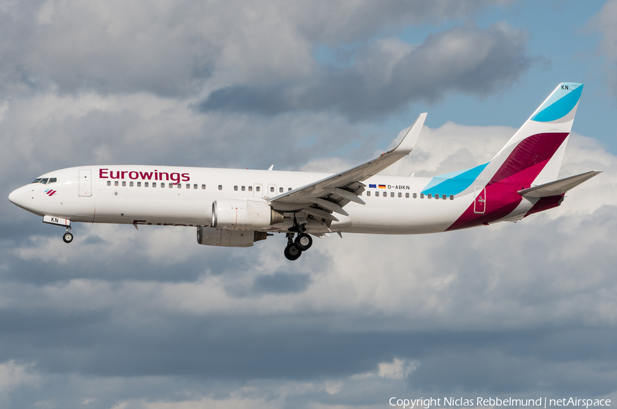 Eurowings (TUI Airlines Germany) Boeing 737-86J (D-ABKN) | Photo 334001