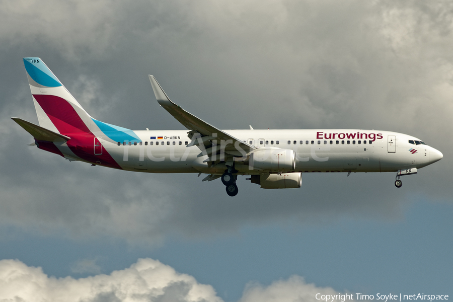 Eurowings (TUI Airlines Germany) Boeing 737-86J (D-ABKN) | Photo 345434