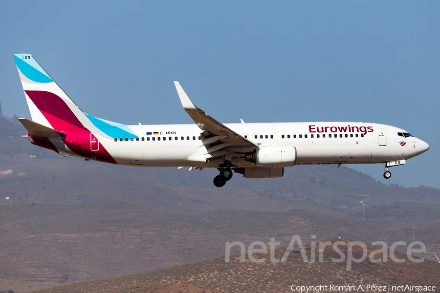 Eurowings (TUI Airlines Germany) Boeing 737-86J (D-ABKN) | Photo 357239