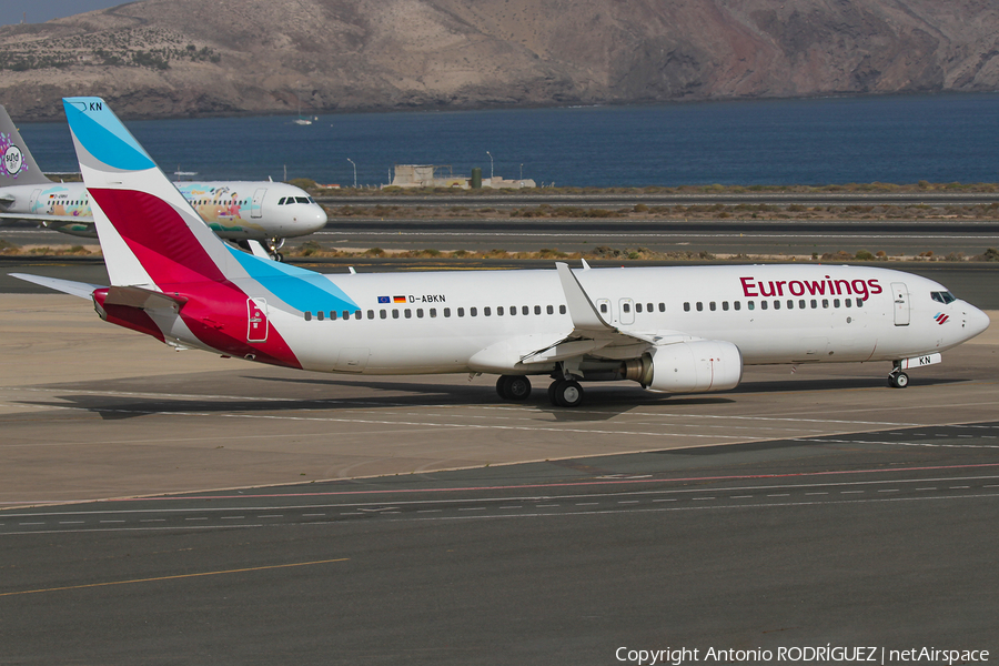 Eurowings (TUI Airlines Germany) Boeing 737-86J (D-ABKN) | Photo 378314