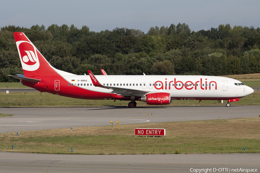 Air Berlin Boeing 737-86J (D-ABKQ) | Photo 450017