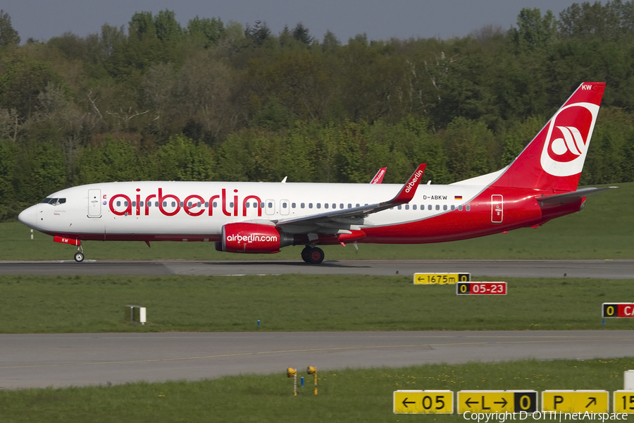 Air Berlin Boeing 737-86J (D-ABKW) | Photo 436226