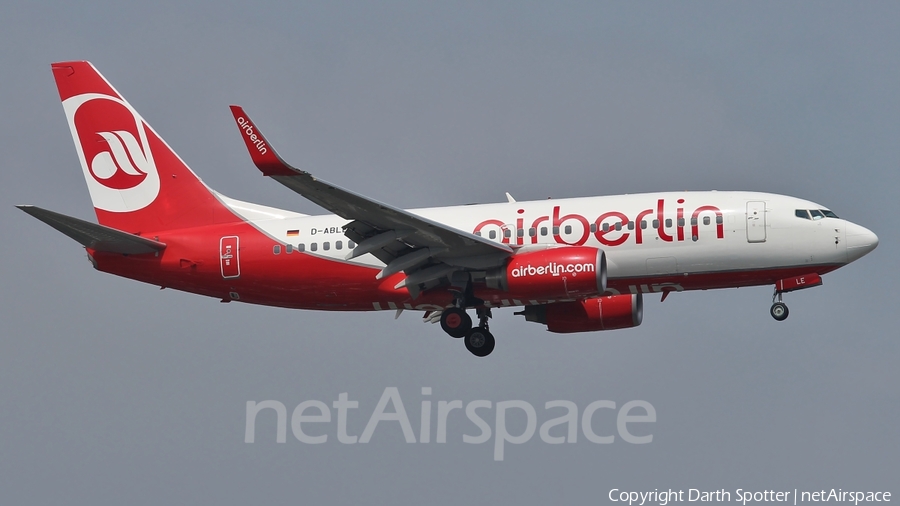 Air Berlin Boeing 737-76J (D-ABLE) | Photo 211790