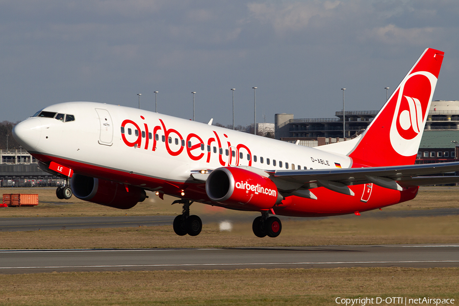 Air Berlin Boeing 737-76J (D-ABLE) | Photo 346782