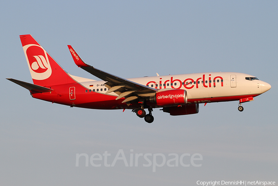 Air Berlin Boeing 737-76J (D-ABLE) | Photo 410823