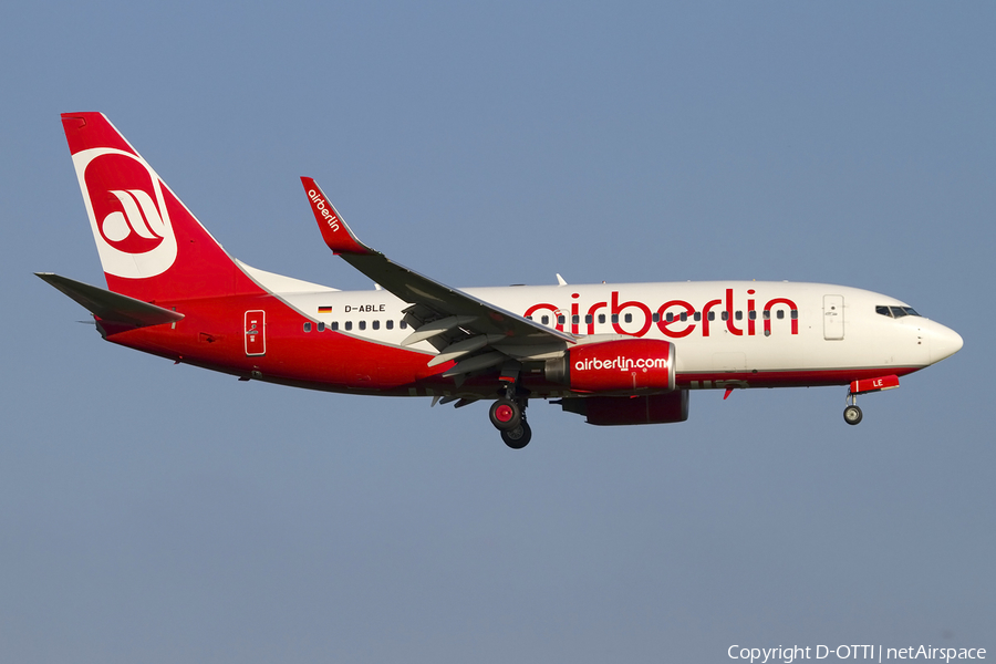 Air Berlin Boeing 737-76J (D-ABLE) | Photo 412341