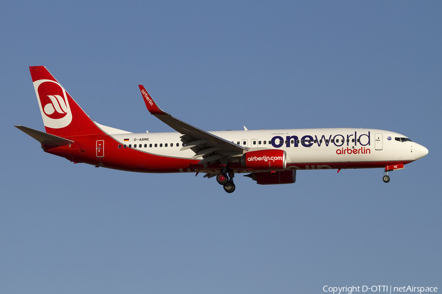 Air Berlin Boeing 737-86J (D-ABME) | Photo 414279