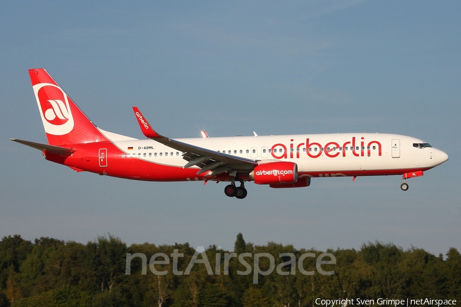 Air Berlin Boeing 737-86J (D-ABML) | Photo 33530