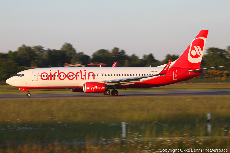 Air Berlin Boeing 737-86J (D-ABML) | Photo 75217