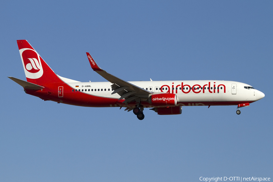 Air Berlin Boeing 737-86J (D-ABML) | Photo 414665