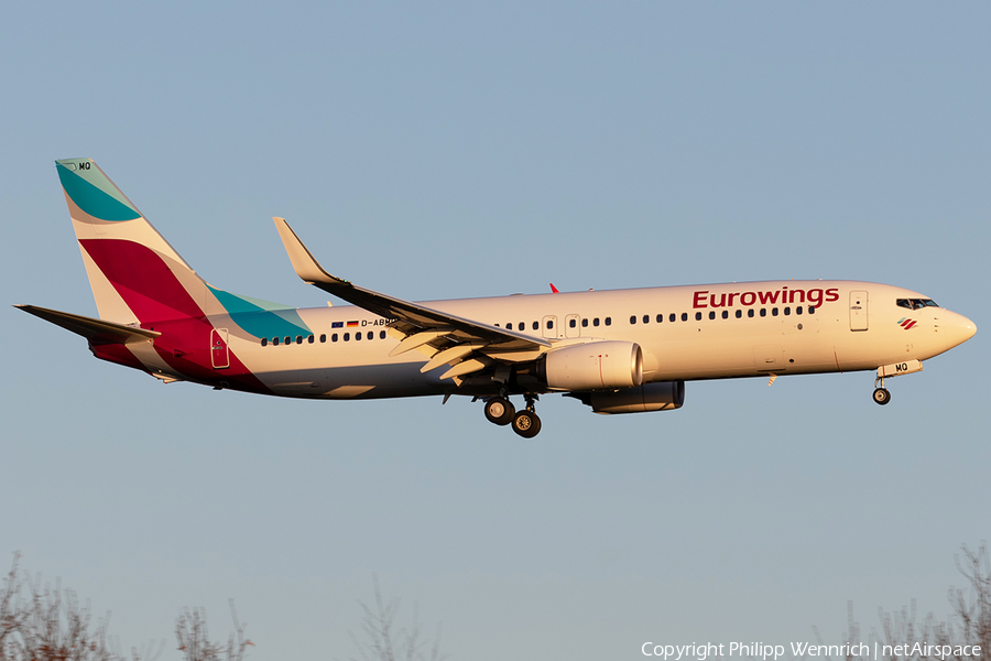 Eurowings Boeing 737-86J (D-ABMQ) | Photo 325806