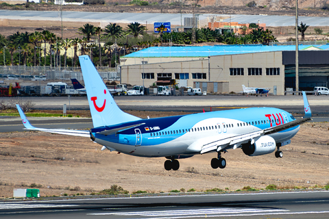 TUIfly Boeing 737-86J (D-ABMQ) at  Gran Canaria, Spain