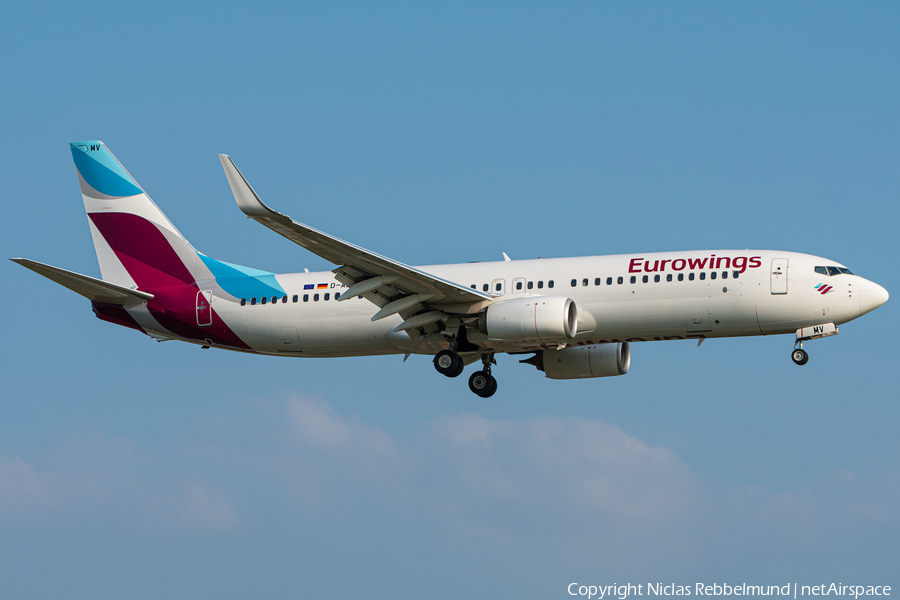 Eurowings (TUI Airlines Germany) Boeing 737-86J (D-ABMV) | Photo 345629