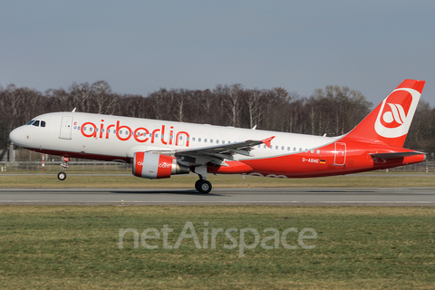 Air Berlin Airbus A320-214 (D-ABNE) at  Hamburg - Fuhlsbuettel (Helmut Schmidt), Germany