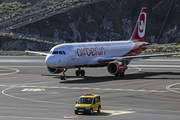 Air Berlin Airbus A320-214 (D-ABNI) at  La Palma (Santa Cruz de La Palma), Spain