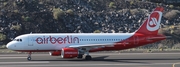 Air Berlin Airbus A320-214 (D-ABNI) at  La Palma (Santa Cruz de La Palma), Spain