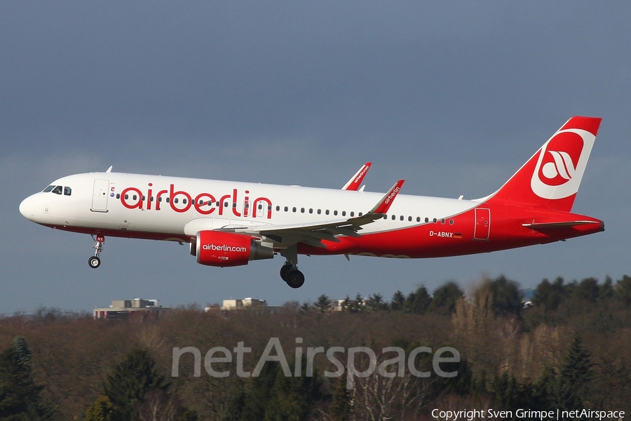 Air Berlin Airbus A320-214 (D-ABNX) | Photo 100298