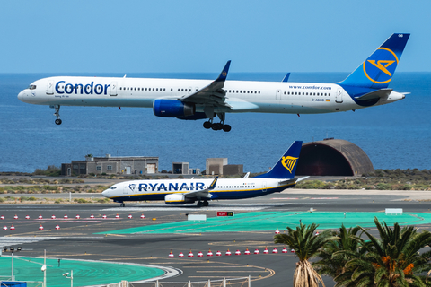 Condor Boeing 757-330 (D-ABOB) at  Gran Canaria, Spain