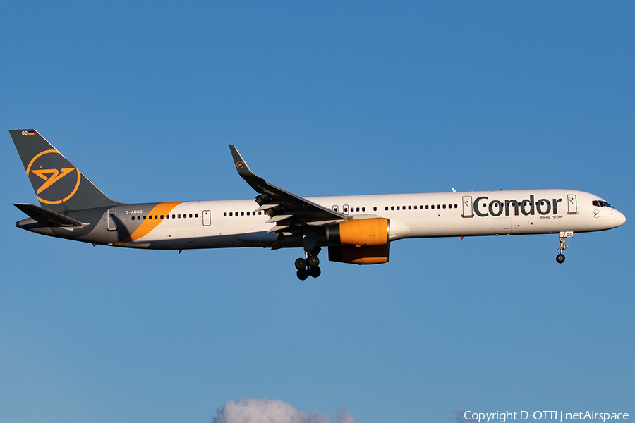 Condor Boeing 757-330 (D-ABOC) | Photo 395037