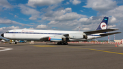 Globe Airways (fake airline) Boeing 707-430 (UNMARKED) at  Hamburg - Fuhlsbuettel (Helmut Schmidt), Germany