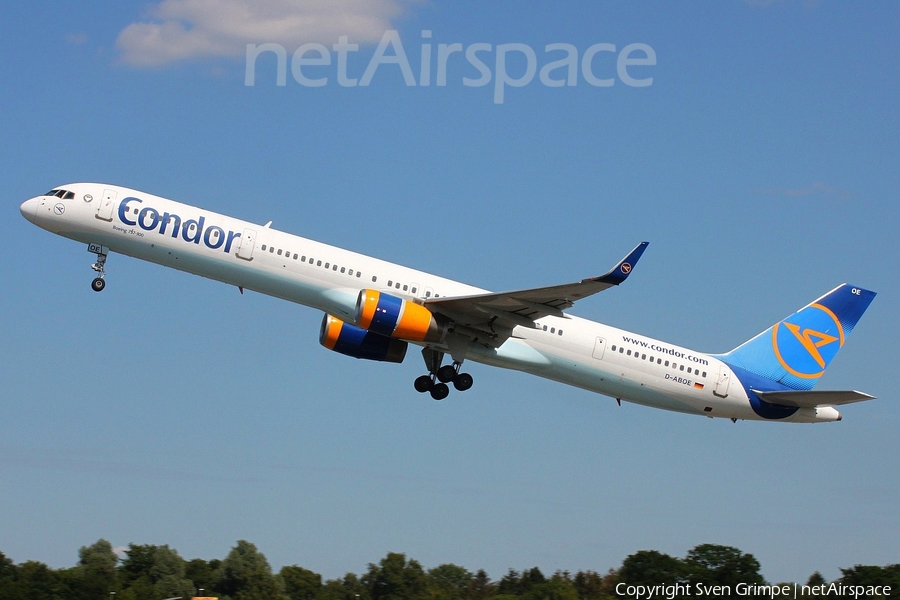 Condor Boeing 757-330 (D-ABOE) | Photo 389721