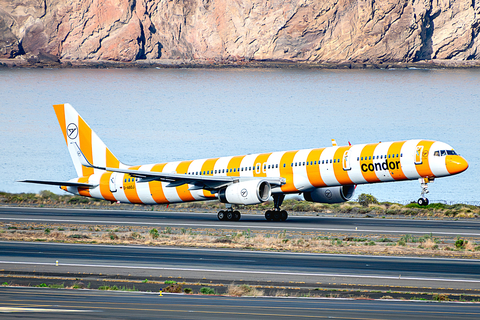 Condor Boeing 757-330 (D-ABOJ) at  Gran Canaria, Spain