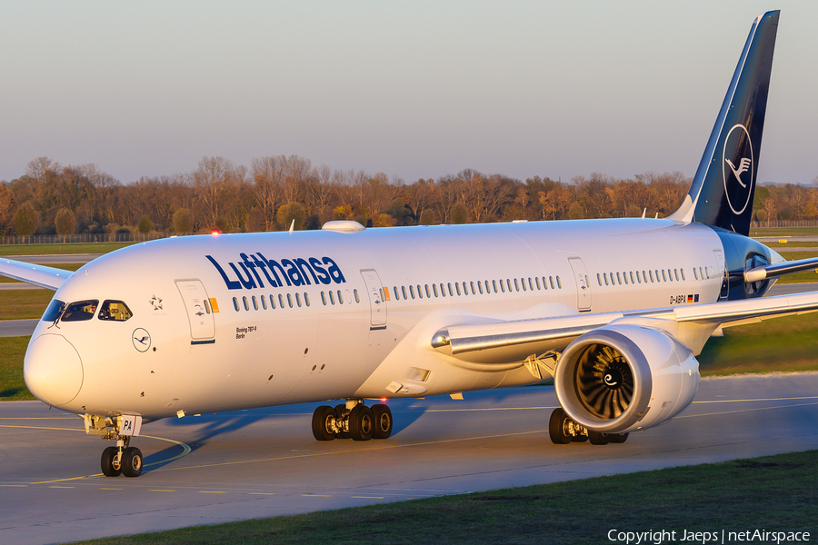 Lufthansa Boeing 787-9 Dreamliner (D-ABPA) | Photo 537084