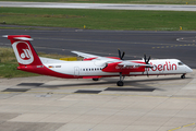 Air Berlin (LGW) Bombardier DHC-8-402Q (D-ABQF) at  Dusseldorf - International, Germany