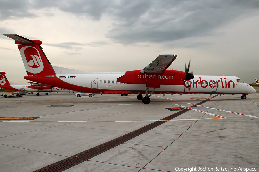 Air Berlin (LGW) Bombardier DHC-8-402Q (D-ABQG) | Photo 76144