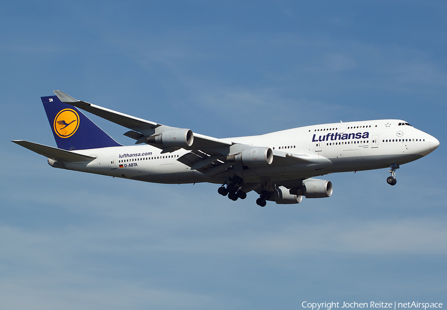 Lufthansa Boeing 747-430(M) (D-ABTA) | Photo 14040