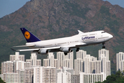 Lufthansa Boeing 747-430 (D-ABVA) at  Hong Kong - Kai Tak International (closed), Hong Kong