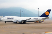 Lufthansa Boeing 747-430 (D-ABVF) at  Hong Kong - Chek Lap Kok International, Hong Kong