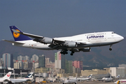 Lufthansa Boeing 747-430 (D-ABVO) at  Hong Kong - Kai Tak International (closed), Hong Kong