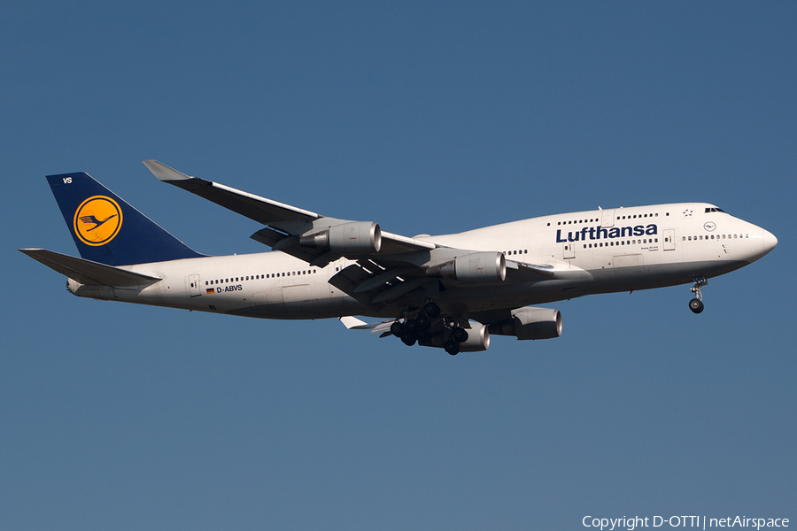 Lufthansa Boeing 747-430 (D-ABVS) | Photo 197552